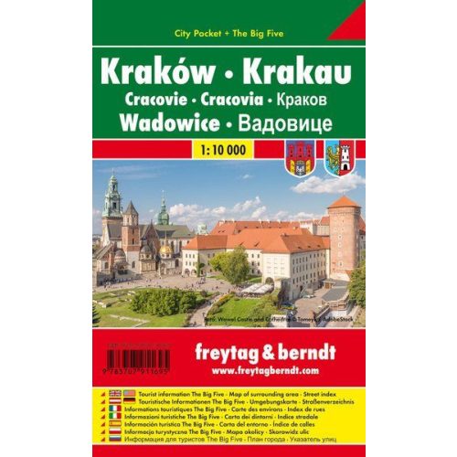 Cracow, pocket map - Freytag-Berndt