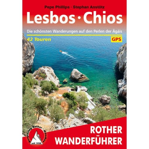 Lesbos & Chios, hiking guide in German - Rother