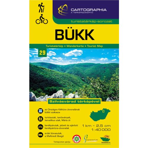 Bükk, hiking map - Cartographia