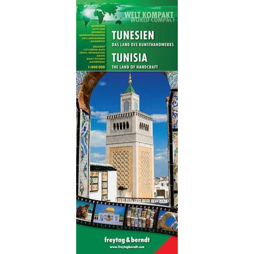 Tunisia, travel map - Freytag-Berndt World Compact