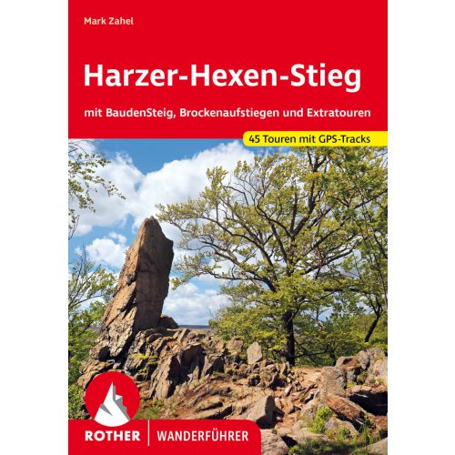 Harzer-Hexen-Stieg, német nyelvű túrakalauz - Rother