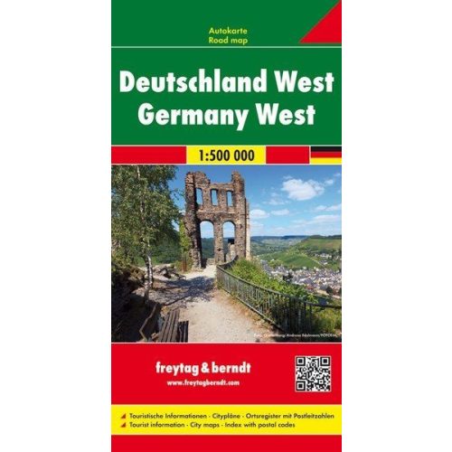 Germany (West), travel map - Freytag-Berndt