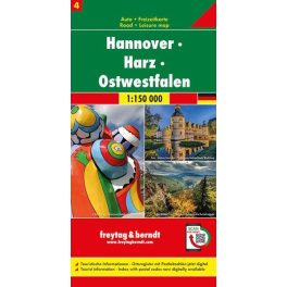   Hannover, Harz & East Westphalia, travel map - Freytag-Berndt