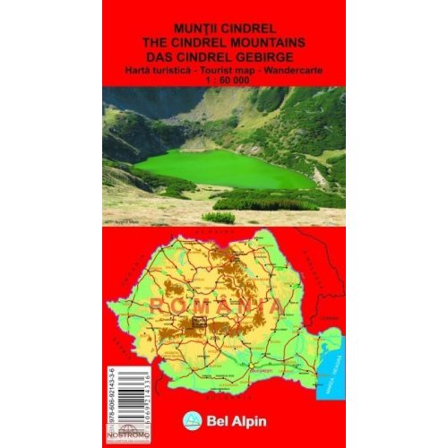 Cindrel Mountains, hiking map - Bel Alpin