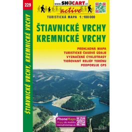   Selmeci-hegység, Körmöci-hegység turistatérkép (229) - ShoCart