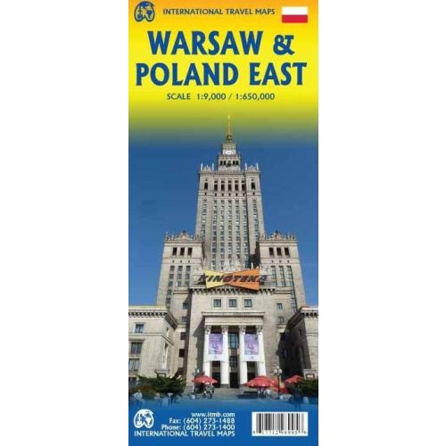 Warsaw & Poland (East), travel map - ITM