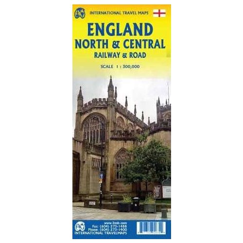 England (North & Central), travel map - ITM