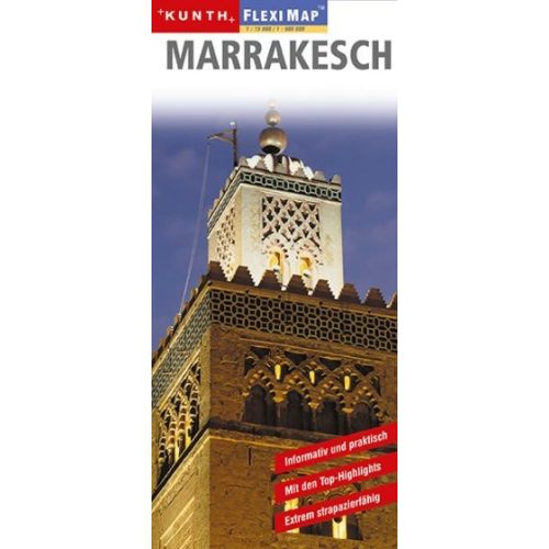Marrakesh, city map - Kunth
