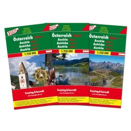 Ausztria autótérkép szett - Freytag-Berndt