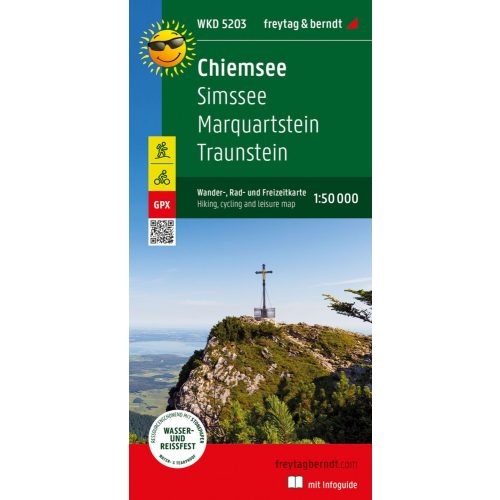 Chiemsee, hiking map (WK D5203) - Freytag-Berndt