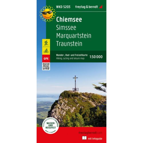 Chiemsee turistatérkép (WK D5203) - Freytag-Berndt