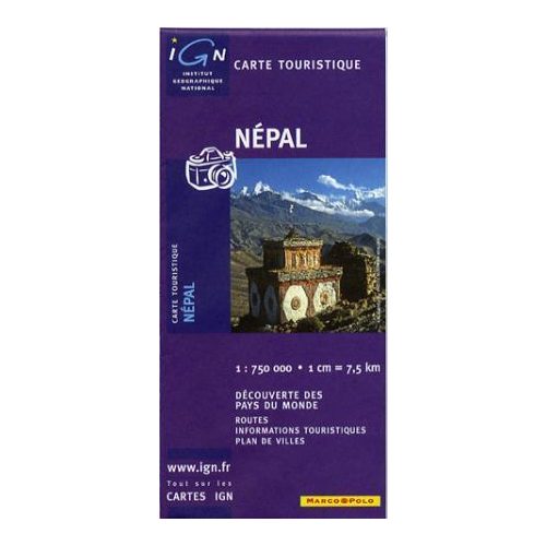 Nepál térkép - IGN
