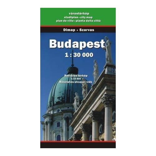 Budapest, city map (2007) - Dimap & Szarvas