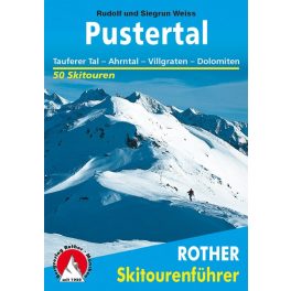 Pustertal, német nyelvű sítúrakalauz - Rother