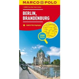 Brandenburg & Berlin, travel map - Marco Polo