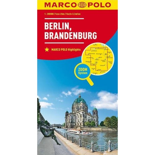 Brandenburg & Berlin autótérkép - Marco Polo