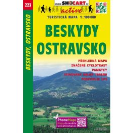 Beskydy, Ostrava környéke turistatérkép (223) - ShoCart