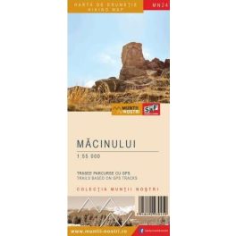   Măcin-hegység turistatérkép - Munţii Noştri