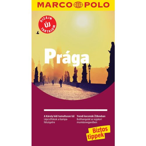 Prague, guidebook in Hungarian - Marco Polo