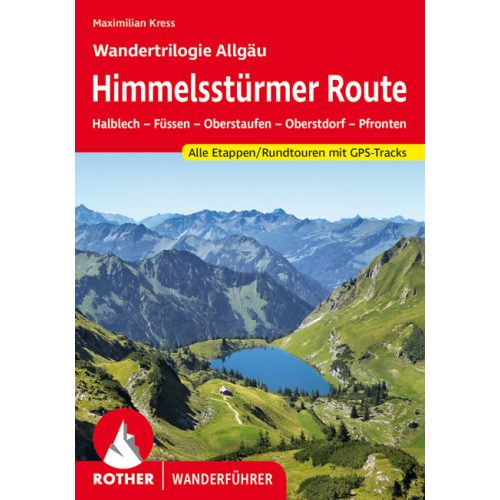 Himmelsstürmer Route, német nyelvű túrakalauz - Rother