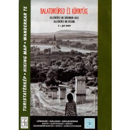 Balatonfüred and environs, hiking map - Schwarcz