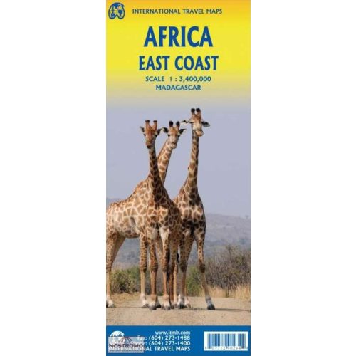 Africa: East coast, travel map - ITM