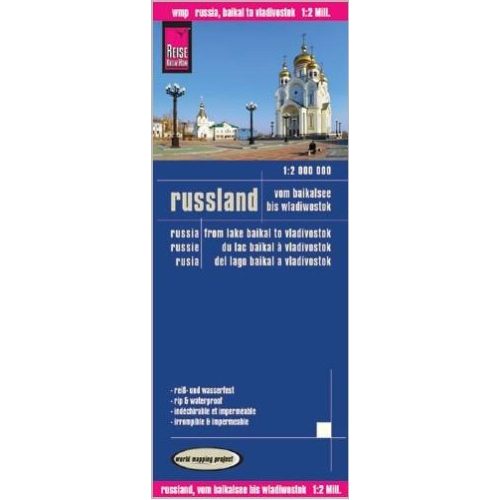 Russia from Lake Baikal to Vladivostok, travel map - Reise Know-How