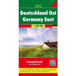 Germany (East), travel map - Freytag-Berndt