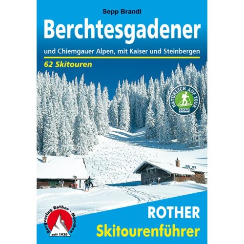 Berchtesgadeni-Alpok, német nyelvű sítúrakalauz - Rother