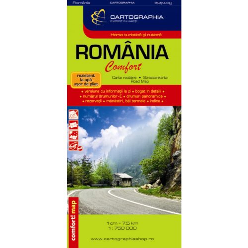 Romania, Comfort map - Cartographia