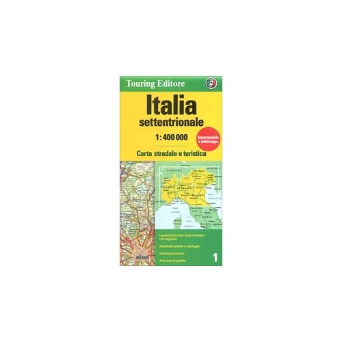 Észak-Olaszország térkép - TCI