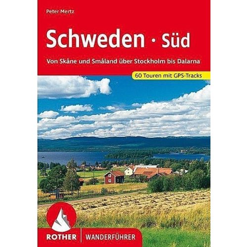 Sweden (South), hiking guide in German - Rother