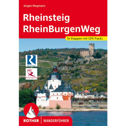 Rheinsteig & RheinBurgenWeg, német nyelvű túrakalauz - Rother