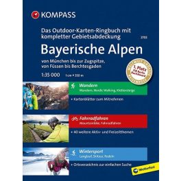 Bavarian Alps, hiking atlas (2702) - Kompass