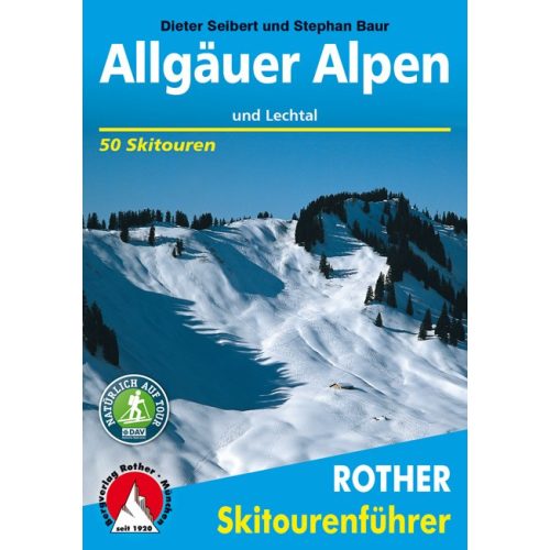 Allgäui-Alpok, német nyelvű sítúrakalauz - Rother