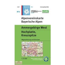 Ammergebirge (West), hiking map (BY-6) - Alpenvereinskarte
