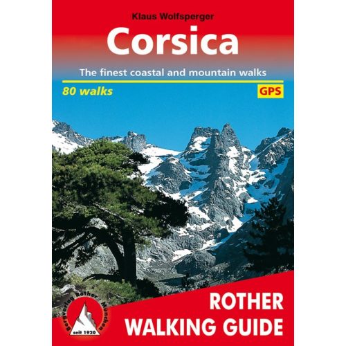 Corsica, hiking guide in English - Rother
