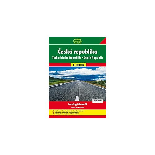 Czech Republic, road atlas (1: 100 000) - Freytag-Berndt