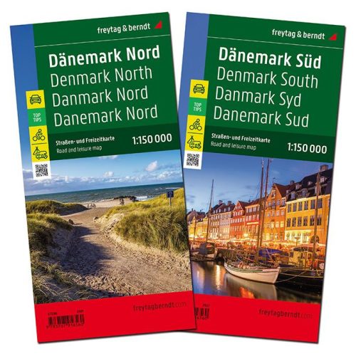 Denmark, road map set - Freytag-Berndt Top Tips