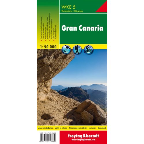 Gran Canaria turistatérkép (WKE 5) - Freytag-Berndt