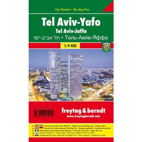 Tel Aviv-Yafo, pocket map - Freytag-Berndt