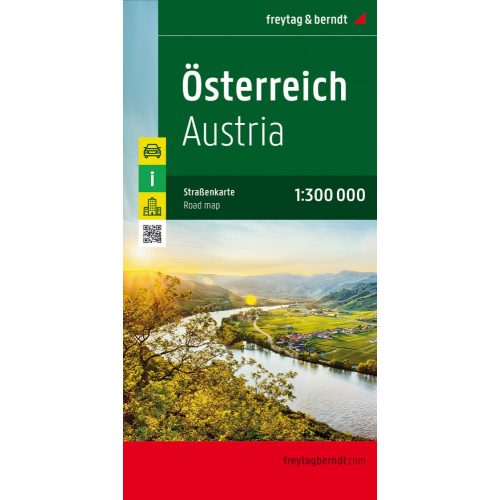 Austria (1:300.000), travel map - Freytag-Berndt