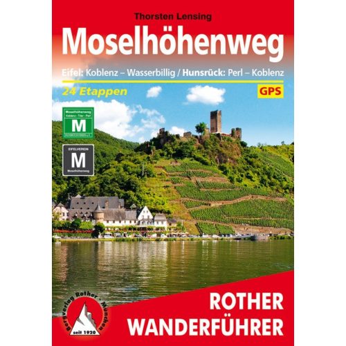 Moselhöhenweg, hiking guide in German - Rother