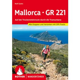 Mallorca: GR 221, német nyelvű túrakalauz - Rother