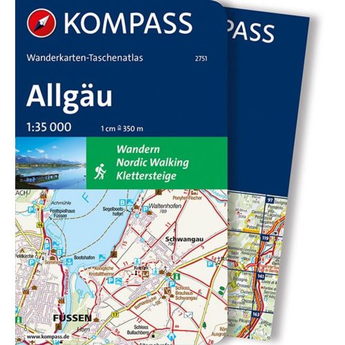 Allgäu turistaatlasz (2751) - Kompass