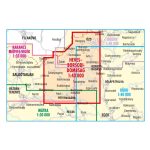 Heves–Borsod Hills, hiking map - Szarvas