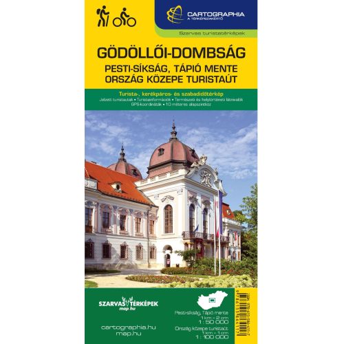 Gödöllői-dombság turistatérkép (2023) - Szarvas