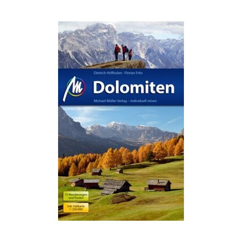 Dolomites, guidebook in German - Michael Müller