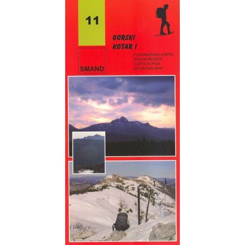 Gorski kotar (1), hiking map (11) - Smand