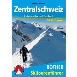 Switzerland (centre), ski touring guide in German - Rother